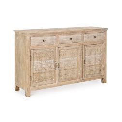 Credenza 3 Ante 3 Cassetti in legno Mayra Bizzotto